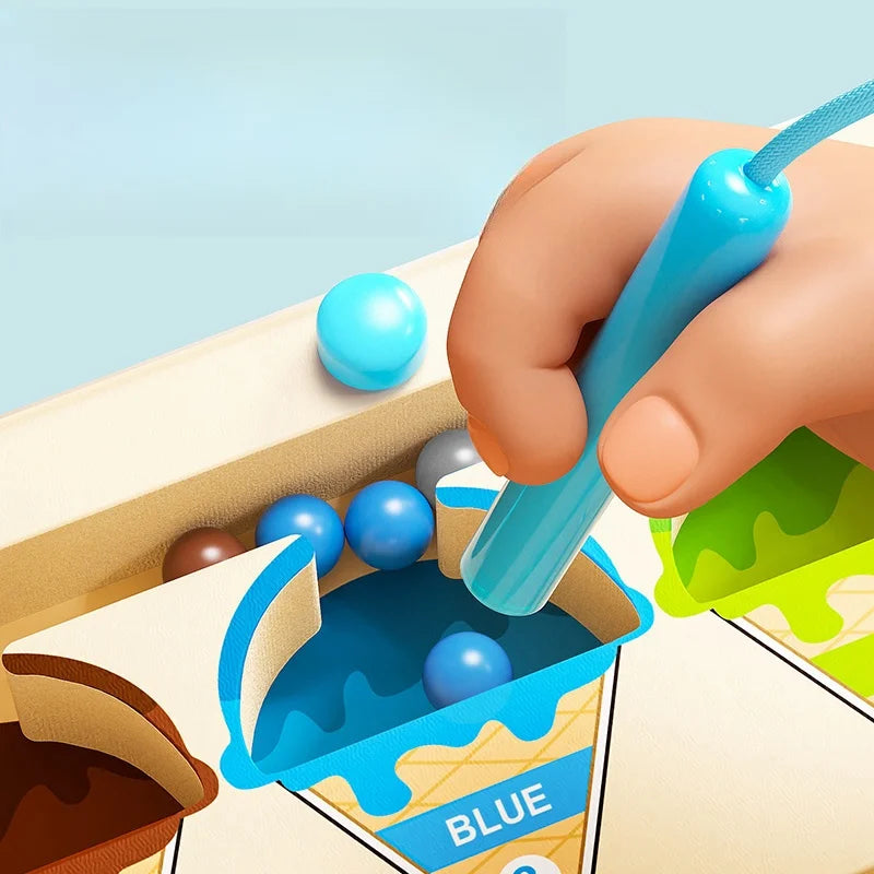 Magnetic Bead Maze Puzzle